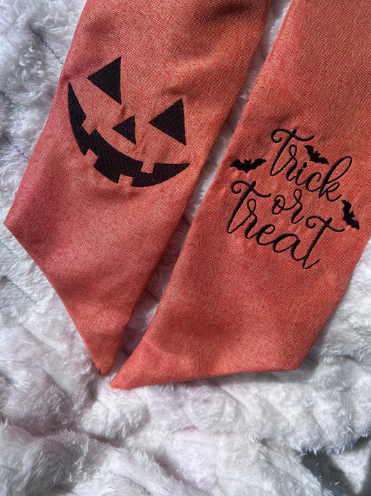 Halloween wreath sash